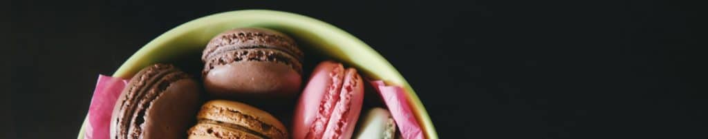 Un bol de macaron
