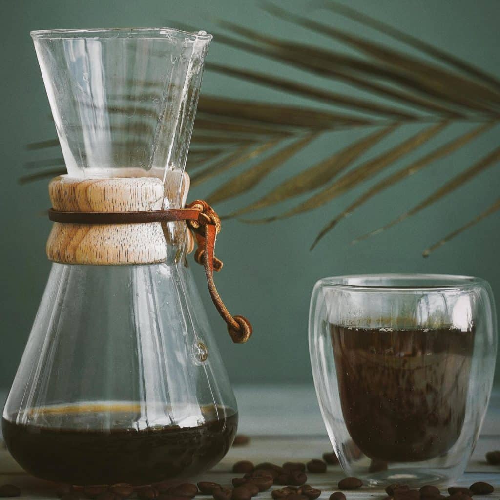 Une Chemex en verre