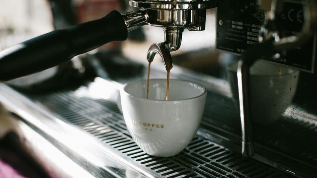 un machine à espresso