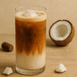 Café glacé à la noix de coco