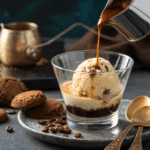 Un affogato al caffè