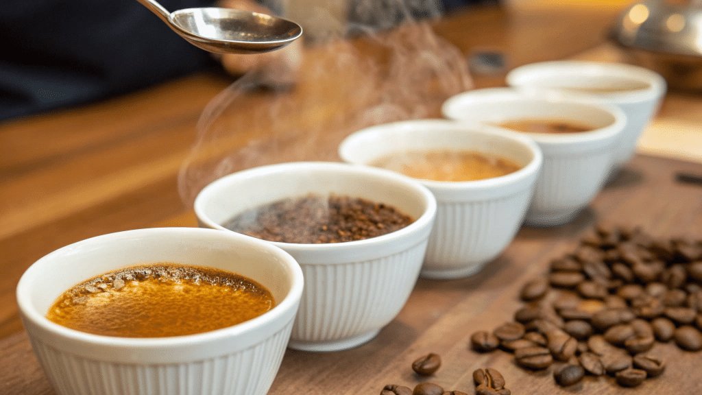 Dégustation professionnelle de café blue mountain