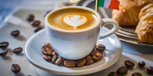 L'origine italienne du café Espresso, qui a été francisé en Expresso